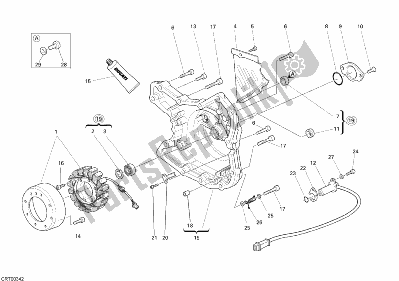 Tutte le parti per il Generatore del Ducati Monster S2R 800 2007